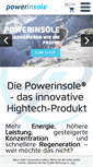 Mobile Screenshot of powerinsole.com